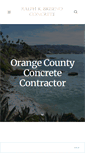 Mobile Screenshot of brisenoconcrete.com